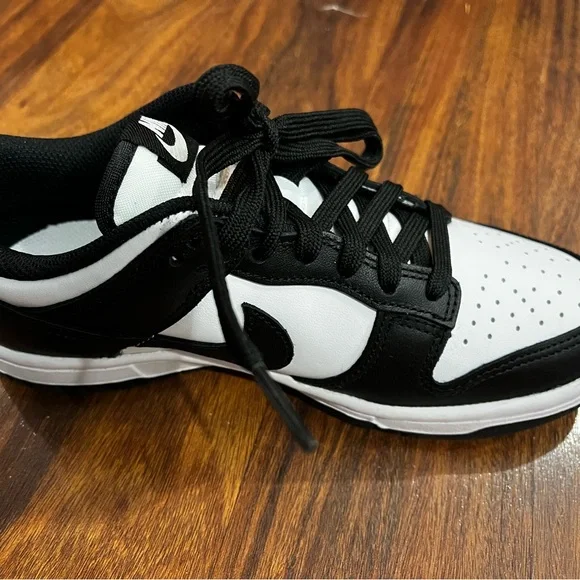Nike Dunk Low Retro WOMEN'S 5 White Black Panda Sneakers Shoes
